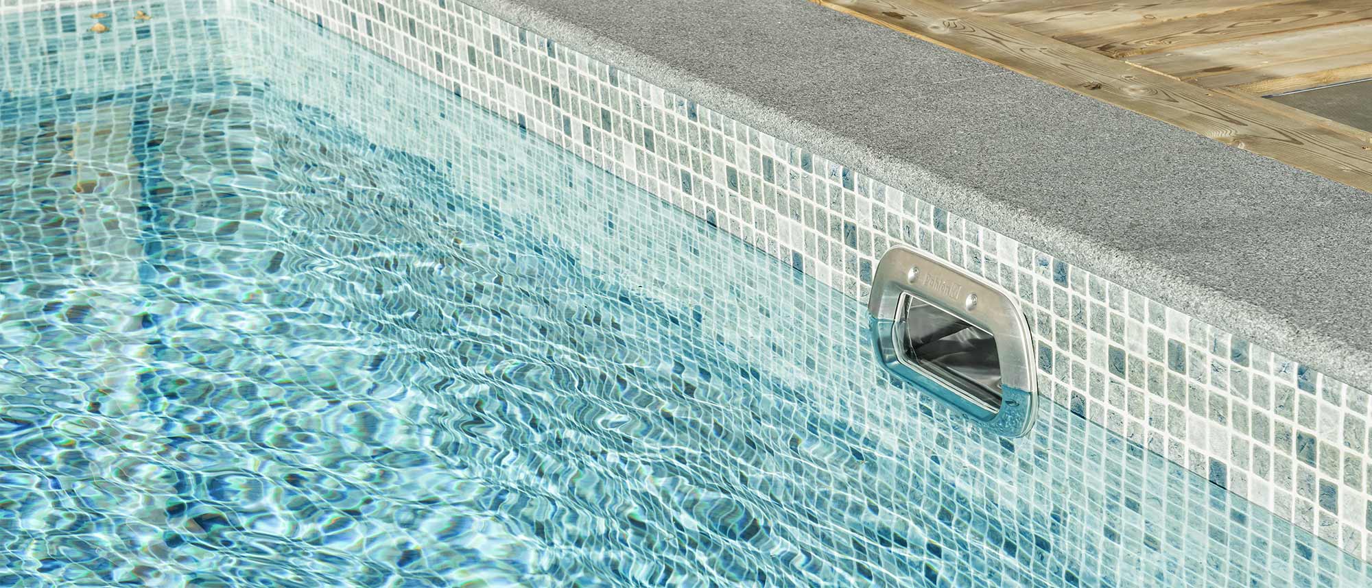 Kantsten för rektangulär pool