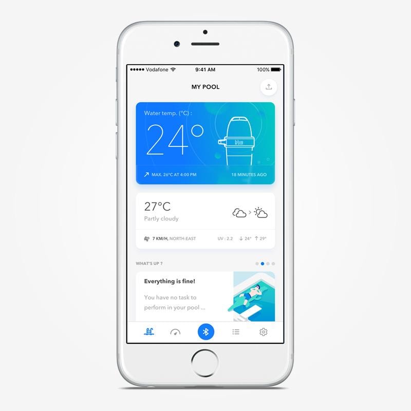 Blue Connect Gold saltvatten - app