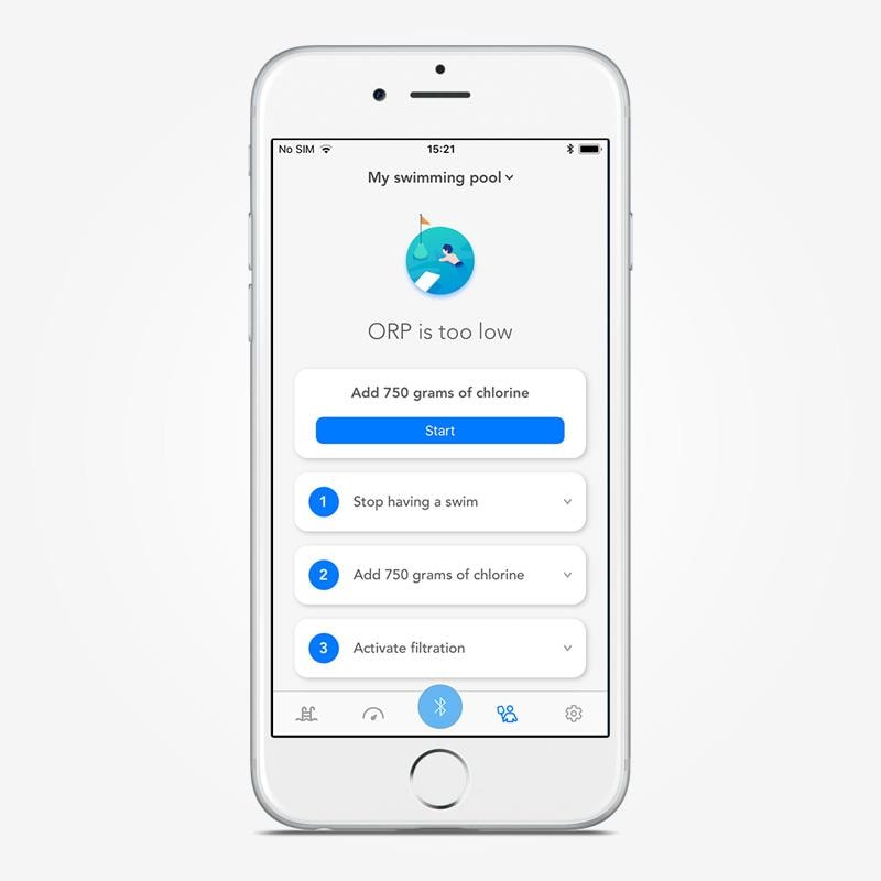 Blue Connect Gold saltvatten - app