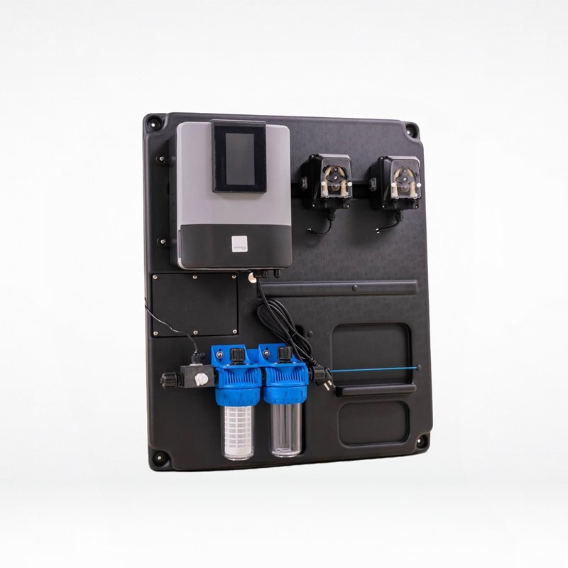 Control Station förmonterad på platta