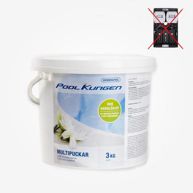Multipuckar 3 kg till pool