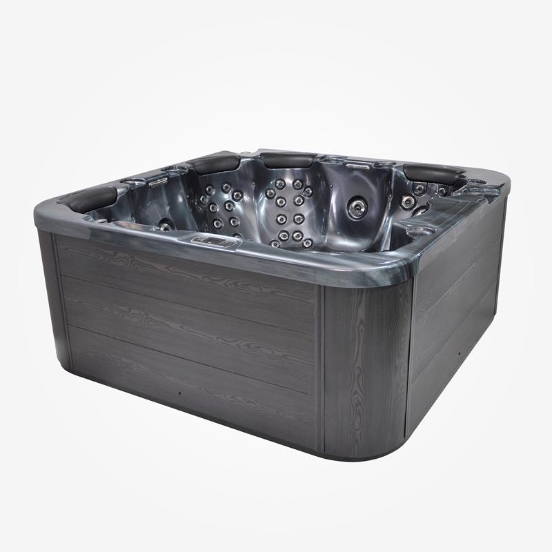 Svenska Bad Vancouver Spabad svart insida