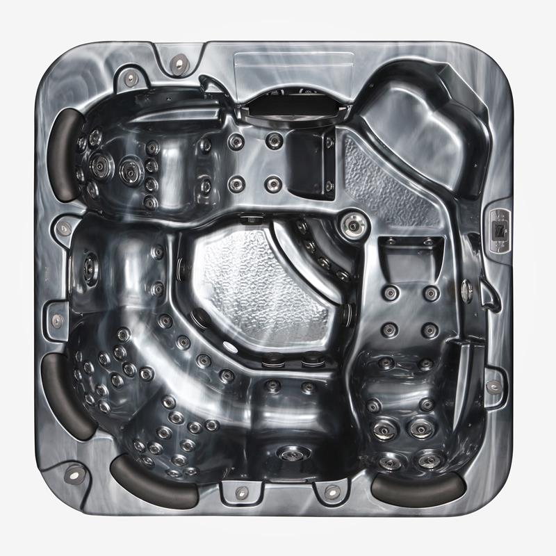 Svenska Bad Vancouver Spabad svart insida