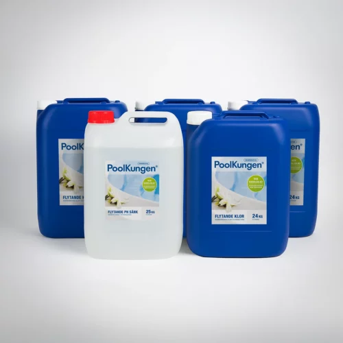 Startkit - Flytande klor & pH Sänk - Hemleverans inkluderat i priset