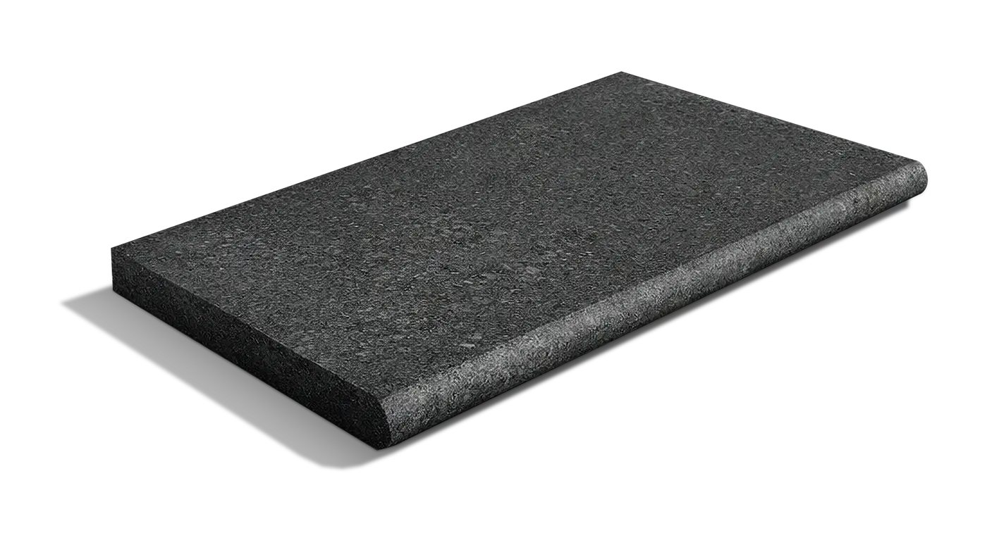 En frilagd bild på en svart kantsten