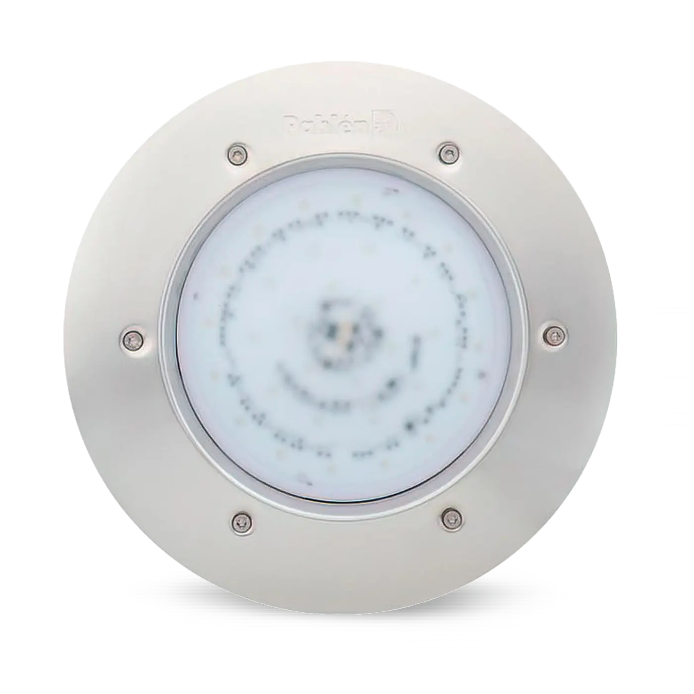 En frilagd bild på en Lamparmatur LED Rostfri Marin – Vit poolbelysning