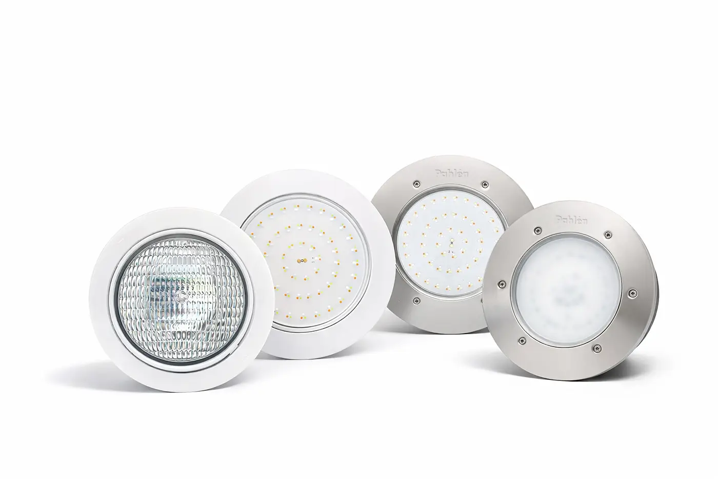 En frilagd bid där vi samlat all vår poolbelysning