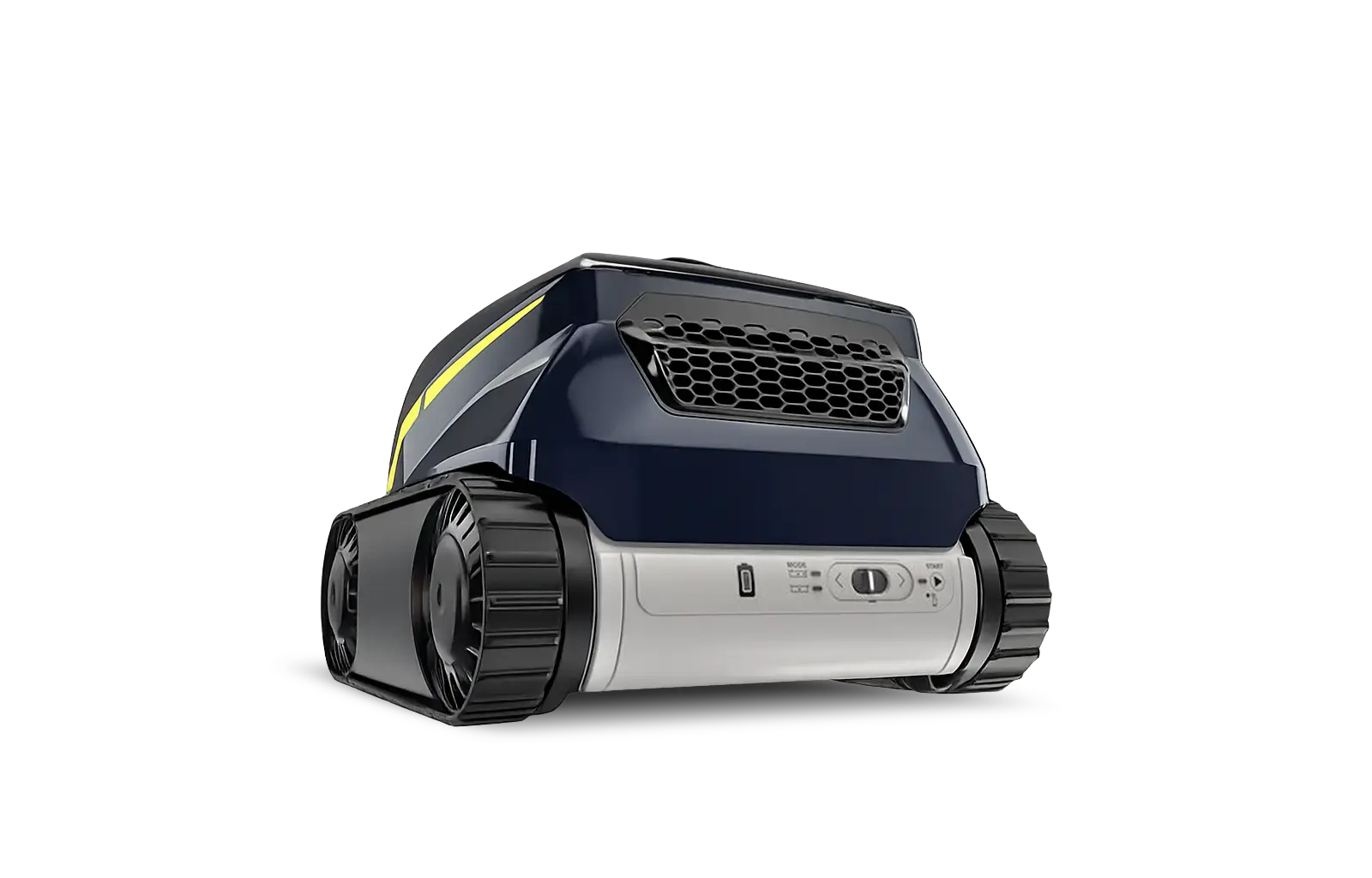 En frilagd bild på en poolrobot som är en automatisk poolstädare som gör rengöring enklare och effektivare för din pool